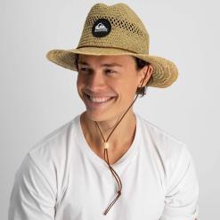 Quiksilver Men’s Pierside Lifeguard Beach Sun Straw Hat – Buy Online at AbmarketX