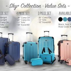 Travelers Club Chicago Hardside Spinner Luggage Set – Buy Online at AbmarketX