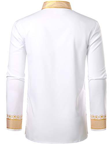 LucMatton Men's African Dashiki Shirt - Image 5