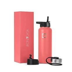IRON °FLASK 18 oz Stainless Steel Water Bottle – Fire Red – Buy Online at AbmarketX