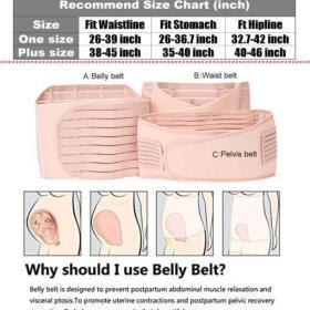 ChongErfei 3-in-1 Postpartum Support Belt – Beige – Buy Online at AbmarketX