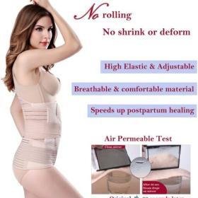 ChongErfei 3-in-1 Postpartum Support Belt – Beige – Buy Online at AbmarketX