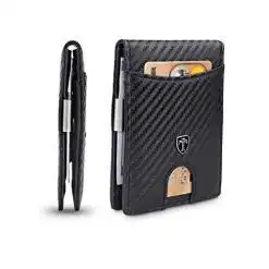 TRAVANDO Slim RFID Wallet for Men – AUSTIN Money Clip Bifold – Buy Online at AbmarketX