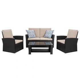 Shintenchi 4-Piece Outdoor Patio Furniture Set – Buy Online at AbmarketX
