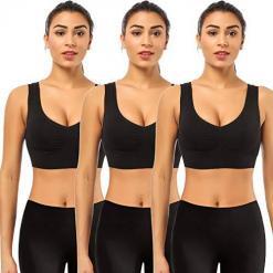 RUNNING GIRL Criss-Cross Back Medium-Support Sports Bra – Buy Online at AbmarketX