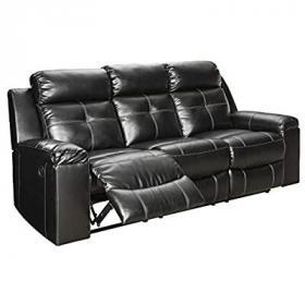 Signature Design by Ashley Kempten Faux Leather Reclining Sofa – Buy Online at AbmarketX