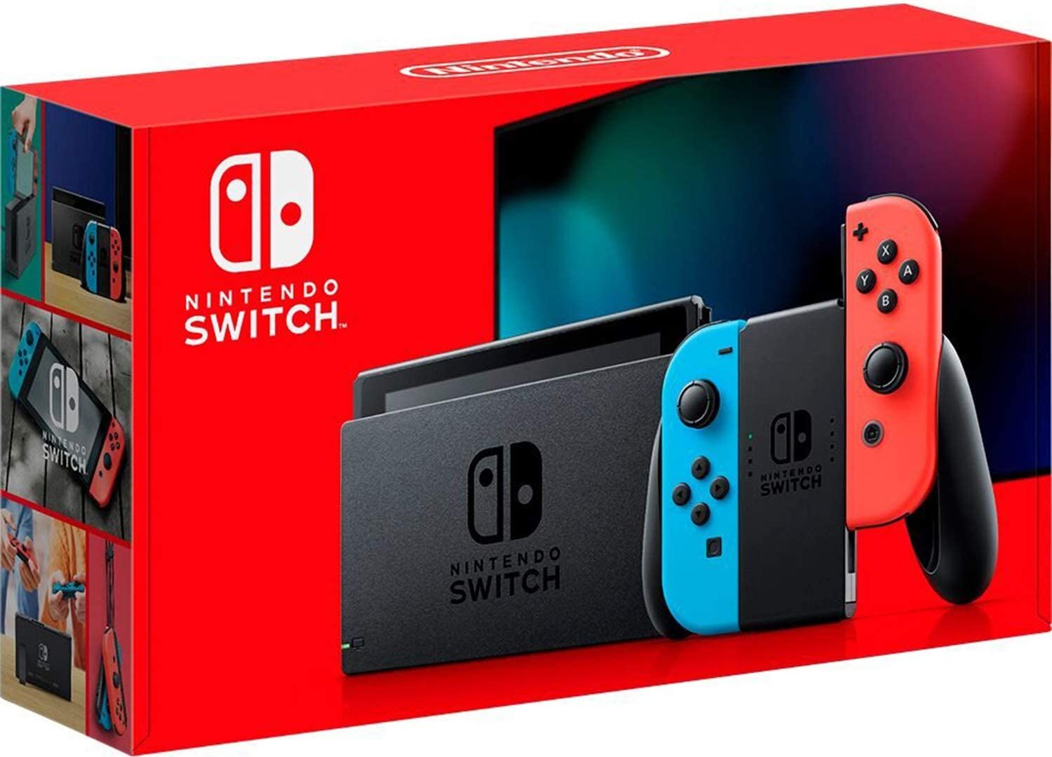 Nintendo Switch with Neon Blue and Neon Red Joy‑Con – Buy Online at AbmarketX