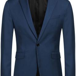 COOFANDY White Men’s Slim Fit One Button Blazer – Buy Online at AbmarketX