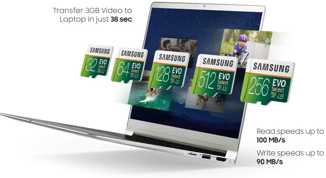 Samsung EVO Select 256GB MicroSDXC memory card – Buy Online at AbmarketX