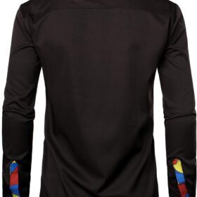 LucMatton Men’s African Patchwork Tuxedo Shirt – Buy Online at AbmarketX