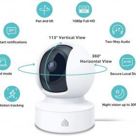 Kasa Indoor Pan/Tilt Smart Security Camera – Buy Online at AbmarketX