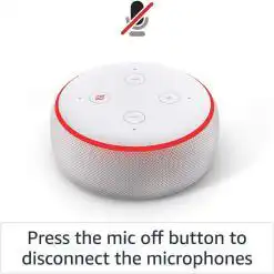 Echo Dot 3rd Generation Smart Speaker with Alexa – Charcoal – Buy Online at AbmarketX