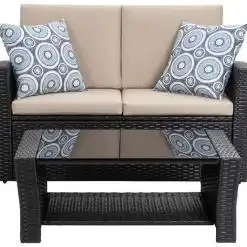 Shintenchi 4-Piece Outdoor Patio Furniture Set – Buy Online at AbmarketX