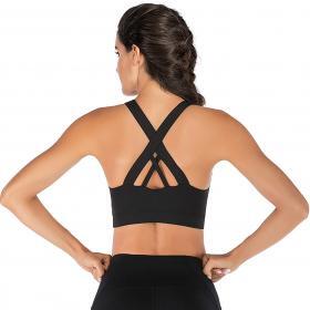RUNNING GIRL Criss-Cross Back Medium-Support Sports Bra – Buy Online at AbmarketX