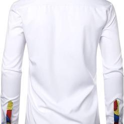 LucMatton Men’s African Patchwork Tuxedo Shirt – Buy Online at AbmarketX