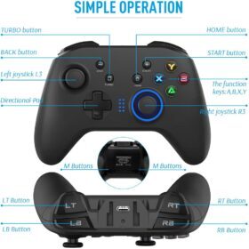 Black Forty4 Gaming Controller – Buy Online at AbmarketX