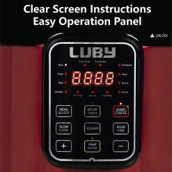 Luby GT606 Electric Pressure Cooker – Buy Online at AbmarketX