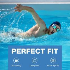 ZIONOR G1 Polarized Swimming Goggles – Mirror Blue – Buy Online at AbmarketX