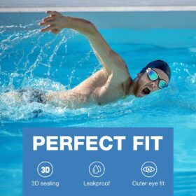 ZIONOR G1 Polarized Swimming Goggles – Mirror Blue – Buy Online at AbmarketX