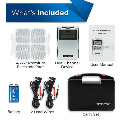 TENS 7000 Digital TENS Unit with Accessories - Image 2