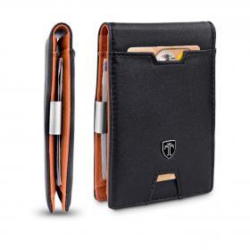 TRAVANDO Slim RFID Wallet for Men – AUSTIN Money Clip Bifold – Buy Online at AbmarketX