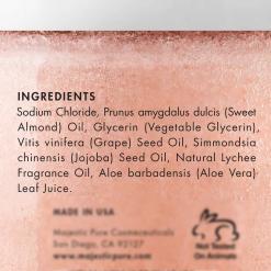 Majestic Pure Himalayan Salt Body Scrub with Lychee Oil – Buy Online at AbmarketX