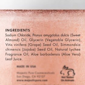 Majestic Pure Himalayan Salt Body Scrub with Lychee Oil – Buy Online at AbmarketX