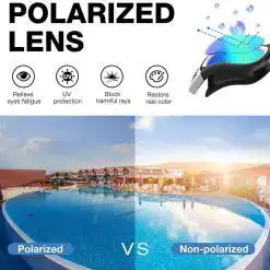 ZIONOR G1 Polarized Swimming Goggles – Mirror Blue – Buy Online at AbmarketX