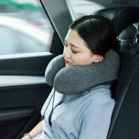 MLVOC Memory Foam Travel Neck Pillow with Eye Mask – Buy Online at AbmarketX