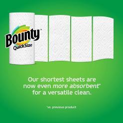 Bounty Quick Size Paper Towels – 16 Family Rolls – Buy Online at AbmarketX