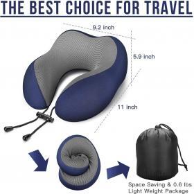 MLVOC Memory Foam Travel Neck Pillow with Eye Mask – Buy Online at AbmarketX