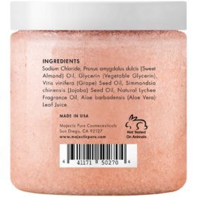 Majestic Pure Himalayan Salt Body Scrub with Lychee Oil – Buy Online at AbmarketX