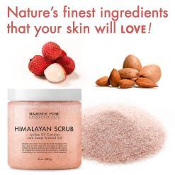 Majestic Pure Himalayan Salt Body Scrub with Lychee Oil – Buy Online at AbmarketX