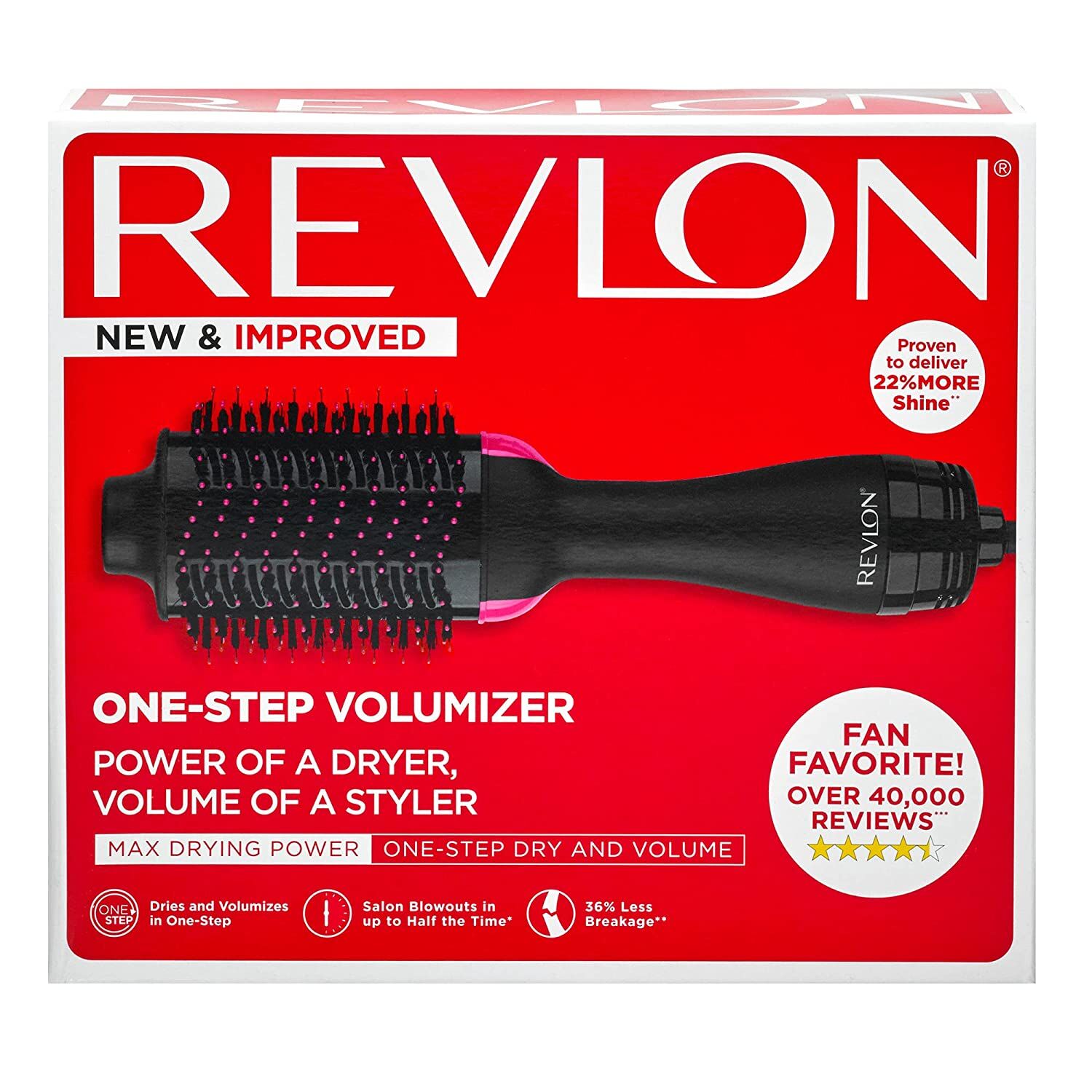 REVLON One‑Step Volumizer Hair Dryer and Styler – Buy Online at AbmarketX