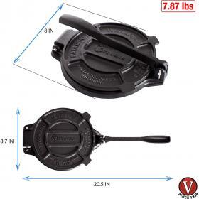 Victoria 8-Inch Cast Iron Tortilla Press – Buy Online at AbmarketX