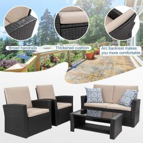 Shintenchi 4-Piece Outdoor Patio Furniture Set – Buy Online at AbmarketX