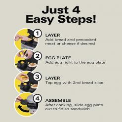Hamilton Beach Dual Breakfast Sandwich Maker with Timer – Buy Online at AbmarketX