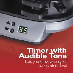 Hamilton Beach Dual Breakfast Sandwich Maker with Timer – Buy Online at AbmarketX