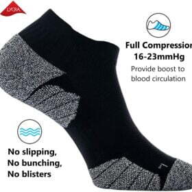 CWVLC Unisex Cushioned Compression Athletic Ankle Socks Multipack – Buy Online at AbmarketX