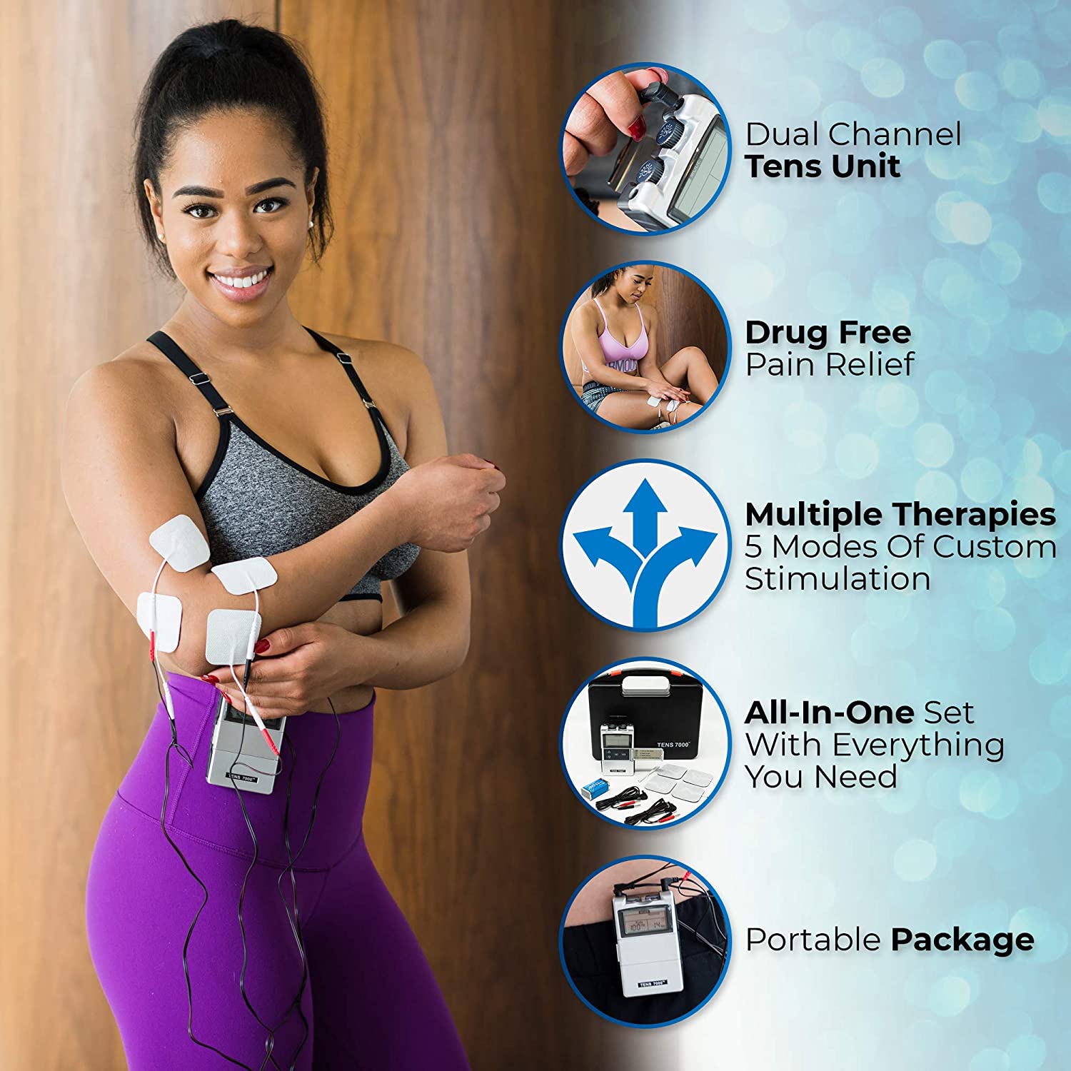 TENS 7000 Digital TENS Unit with Accessories – Buy Online at AbmarketX