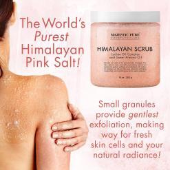 Majestic Pure Himalayan Salt Body Scrub with Lychee Oil – Buy Online at AbmarketX