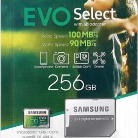 Samsung EVO Select 256GB MicroSDXC memory card – Buy Online at AbmarketX