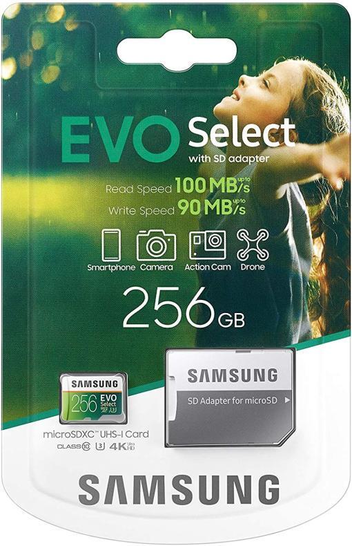 Samsung EVO Select 256GB MicroSDXC memory card - Image 2