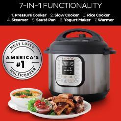 Instant Pot Duo Mini 3 Quart – 7-in-1 Electric Pressure Cooker – Buy Online at AbmarketX