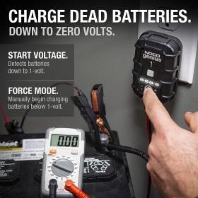 NOCO GENIUS1: 1A 6V/12V Smart Battery Charger – Buy Online at AbmarketX