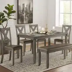 Lexicon Brielle 6-Piece Kitchen Dining Table Set – Buy Online at AbmarketX