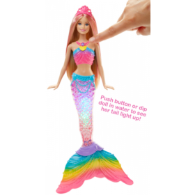 Barbie Dreamtopia Rainbow Lights Mermaid Doll – Buy Online at AbmarketX