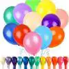 RUBFAC 120 Balloons Assorted Color 12 Inches Rainbow Latex Balloons – Buy Online at AbmarketX