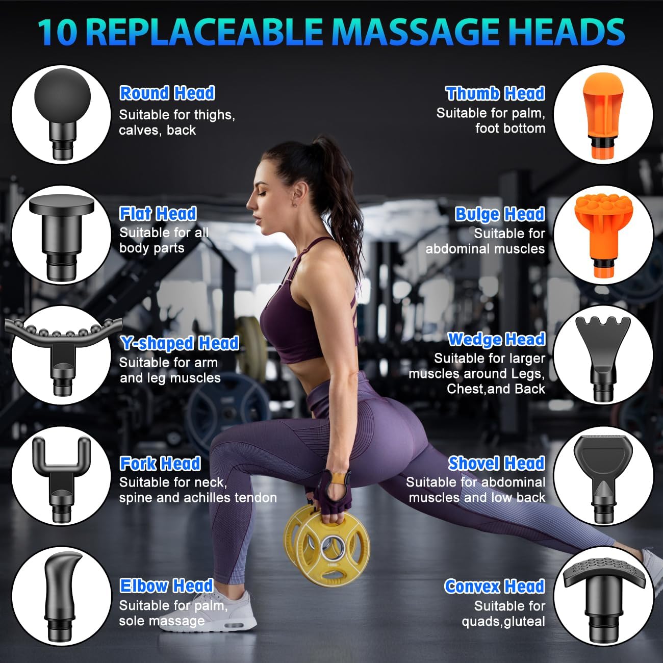 TOLOCO Deep Tissue Percussion Massager -Massage Gun – Buy Online at AbmarketX