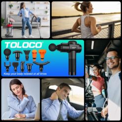 TOLOCO Deep Tissue Percussion Massager -Massage Gun – Buy Online at AbmarketX